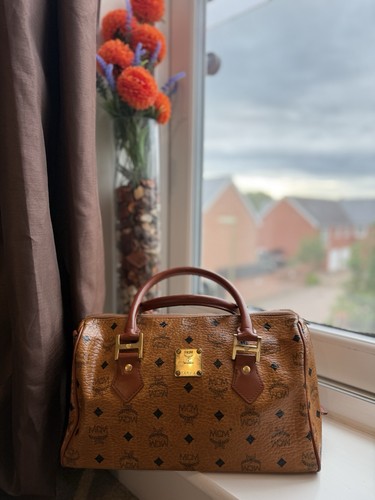 Mcm vintage visetos cognac - mcm,