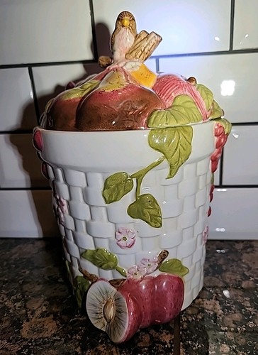 Portmeirion cookie jar - jar, fruit
