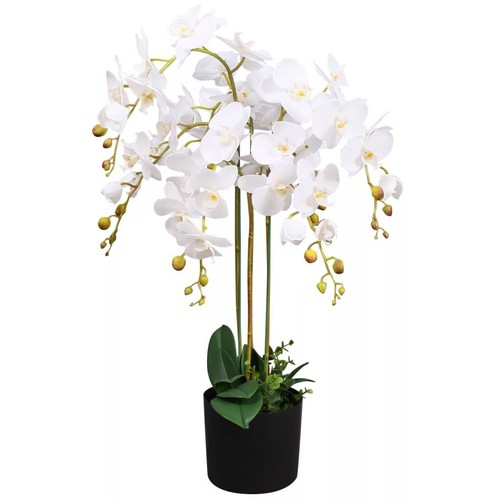 85cm artificial white bush - white,
