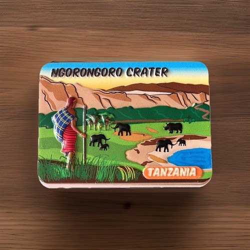 Ngorongoro crater resin - 3d,