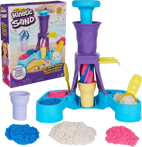 Kinetic sand soft serve - kinetic,