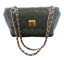 Genuine Black Leather Chanel