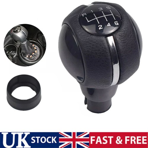Leather gear knob for mini - pu,