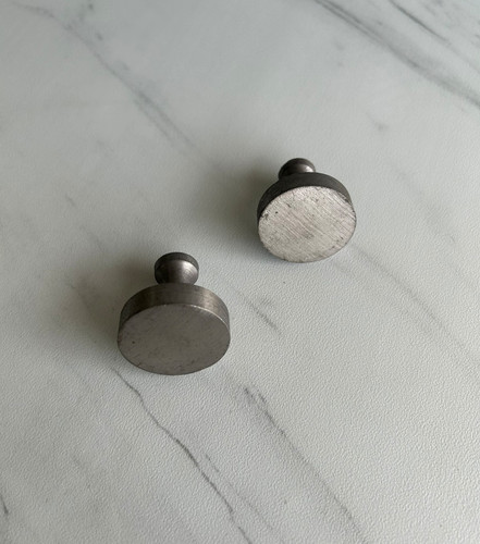 Vintage steel solid round - steel,