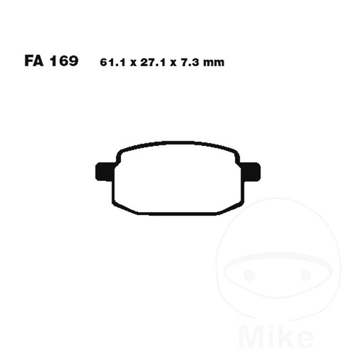 Ebc brake pads sfa169 fits - ebc,
