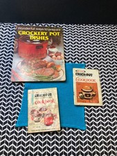 Vintage Crock pot cookbooks