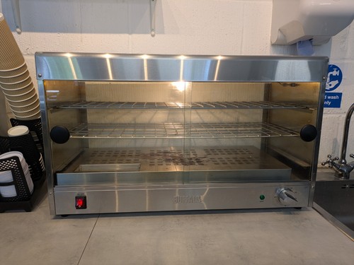 Buffalo pie warmer display - buffalo,