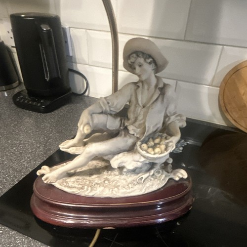 Vintage retro table lamp - table,