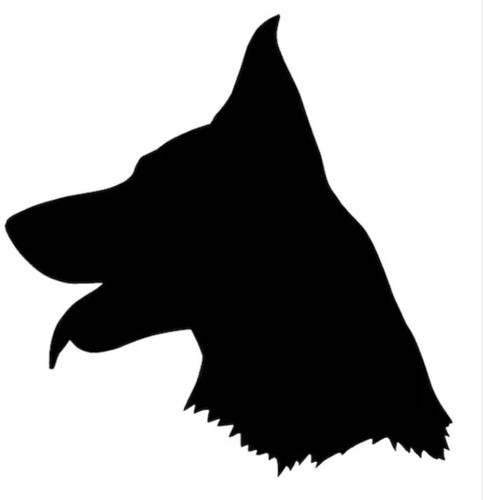 Small german shepherd head - shepherd,