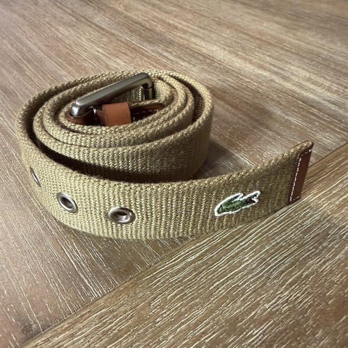 Vintage lacoste leather canvas - lacoste,