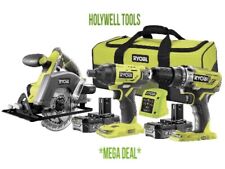 Ryobi 18v Triple Kit Includes