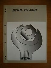 Stihl Saw TS460 Repair Service Manual Stihl Cutquik Illustrated Manual 
