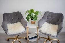 Genuine sheepskin seat pads