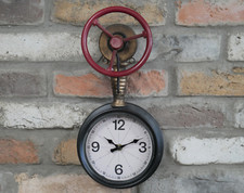 Industrial Wall Clock Retro