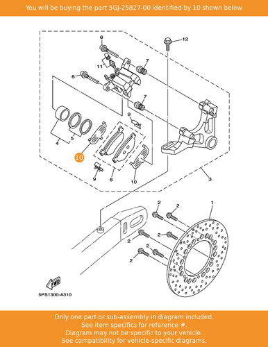 Yamaha shim caliper - yamaha, shim,