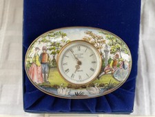 Halcyon Days, Enamel Clock -