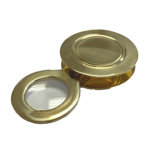 Vintage style brass pocket - style,