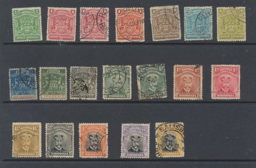 Rhodesia stamps 1892 - rhodesia, 1892-1913