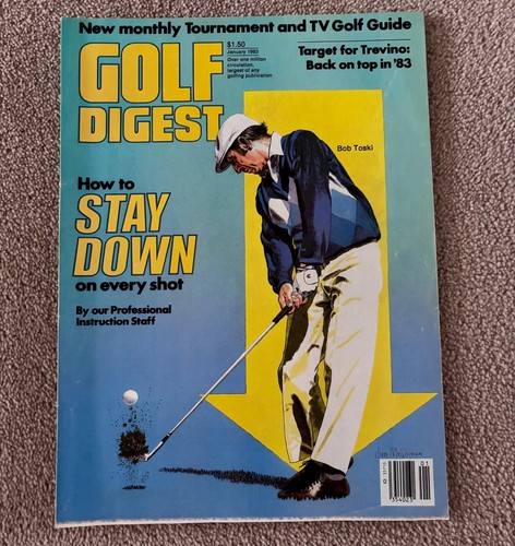 Vintage golf digest magazine - vintage,