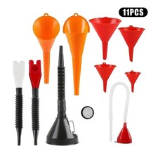 11pcs Fuel Funnels Set Plastic