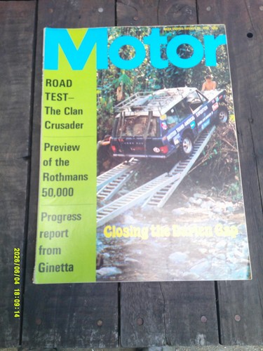 Vintage motor magazine - vintage, 26th
