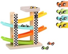 Wooden Car Ramp Toy Mini Cars