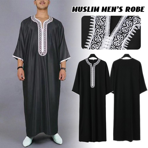 Muslim embroidered casual - embroidered,