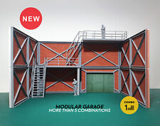 Brick modular garage 1:43