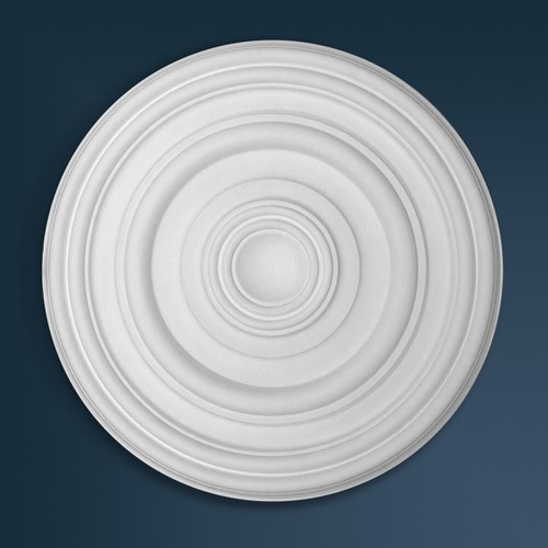 Plaster ceiling rose plain - -,