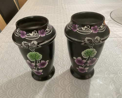 Shelley violette pair - pair, ceramic