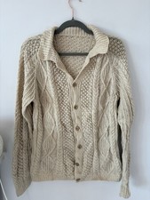 100% Wool Aran Cable Knit