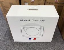 Elipson Chroma 400 RIAA BT Hifi Turntable Black OM10 Cartridge Phono Pre-Amp #OP