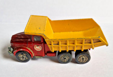 SCAMMELL CONTRACTOR TIPPER LORRY MATCHBOX SUPERKINGS OLD STYLE WHEELS 1971 1:43