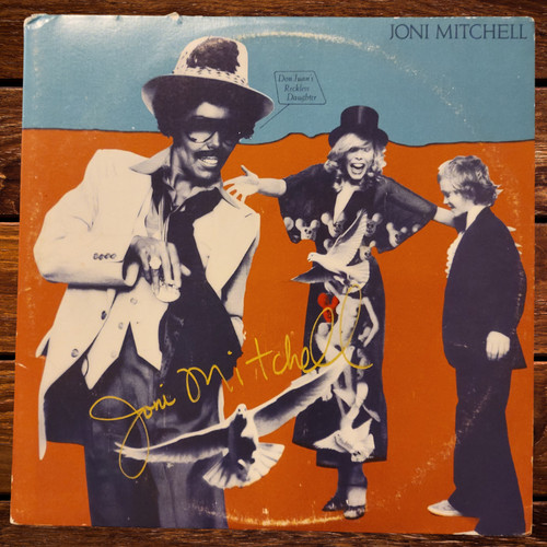 Joni mitchell signed - mitchell, lp****don
