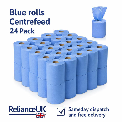 Blue rolls centrefeed - 24,