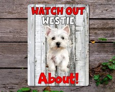 Dog Metal Sign Gift - Watch
