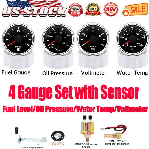 Gauge set 52mm fuel - 4,