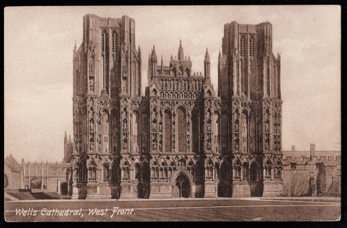 Wells cathedral west front - cathedral,