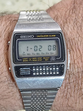 Vintage Seiko C359-5000 SEIKO Calculator Alarm DigitaL Working  All Original