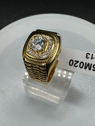 Mens gold ring signet - , pinky