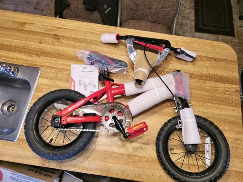 Huffy moto kids bike red - moto, x