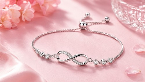 Infinity bracelet silver - infinity,