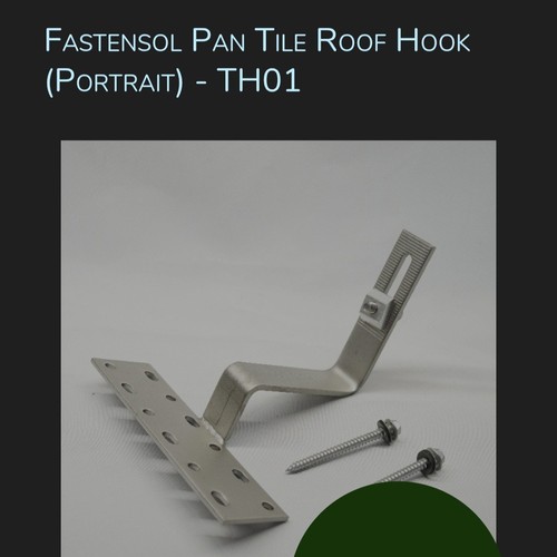 Fastensol pan tile roof - tile, hook