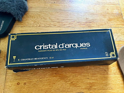 Cristal arques chantilly - cristal, d'arques