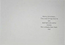 Christmas Card Inserts  X 30