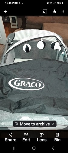 Graco travel cot - travel, play