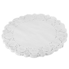 100 Pcs White Lace Paper