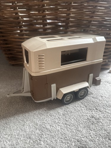 Schleich horse trailer brown - horse,