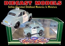 VINTAGE MORRIS MINOR 1000 PANDA POLICE CAR; DIECAST COLLECTORS CORGI SCALE MODEL