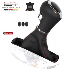 Leather shift gear knob gaiter